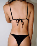 Rusty Sandalwood Ring Triangle Bikini Top