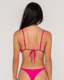 Rusty Sandalwood Ring Triangle Bikini Top