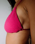 Rusty Sandalwood Ring Triangle Bikini Top