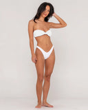 Rusty Sandalwood Bandeau Bikini Top