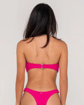 Rusty Sandalwood Bandeau Bikini Top