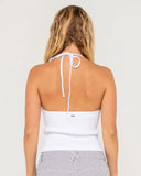 Rusty Emma Stripped Halter Neck Top