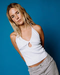 Rusty Emma Stripped Halter Neck Top