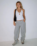 Rusty Emma Stripped Halter Neck Top