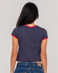 Rusty Girls Surf Graphic Baby Tee