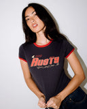 Rusty Girls Surf Graphic Baby Tee