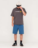 Rusty Jetsetter Oversized Graphic Tee