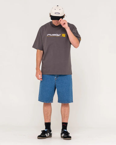 Rusty Jetsetter Oversized Graphic Tee