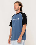 Rusty Incognito Raglan Graphic Tee