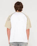 Rusty Incognito Raglan Graphic Tee