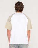 Rusty Incognito Raglan Graphic Tee