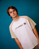 Rusty Incognito Raglan Graphic Tee