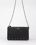 Rusty Melrose Studded Clutch