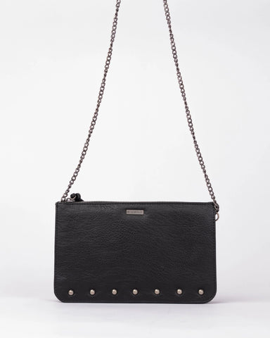 Rusty Melrose Studded Clutch