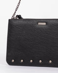 Rusty Melrose Studded Clutch