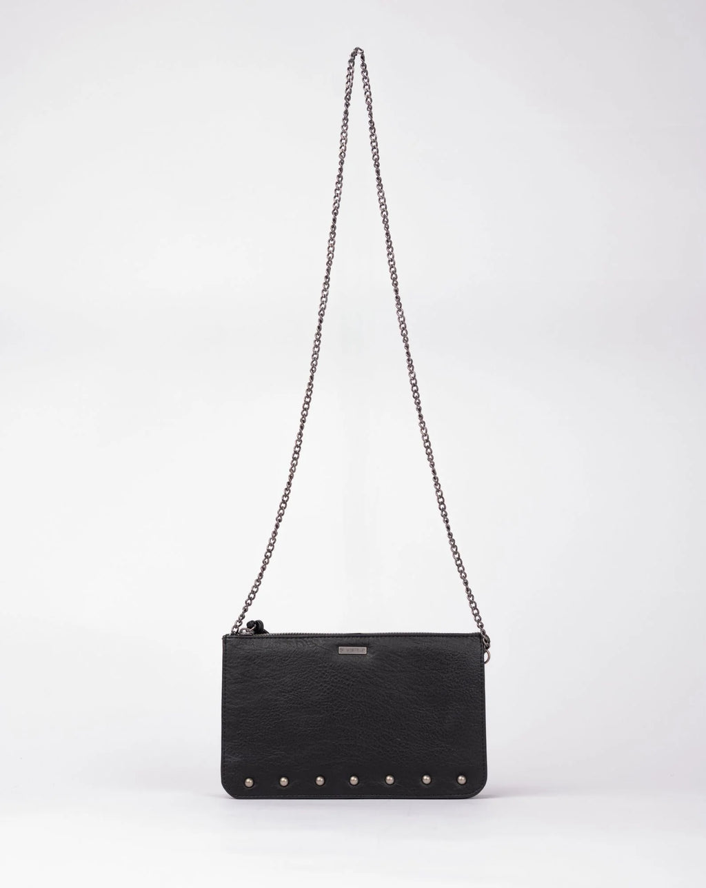 Rusty Melrose Studded Clutch