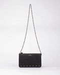 Rusty Melrose Studded Clutch