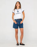 Rusty Cyprus High Denim Short