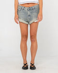 Rusty Pheonix Low Rise Mini Denim Short