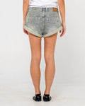 Rusty Pheonix Low Rise Mini Denim Short