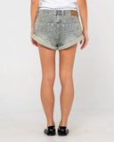 Rusty Pheonix Low Rise Mini Denim Short