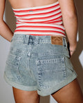 Rusty Pheonix Low Rise Mini Denim Short