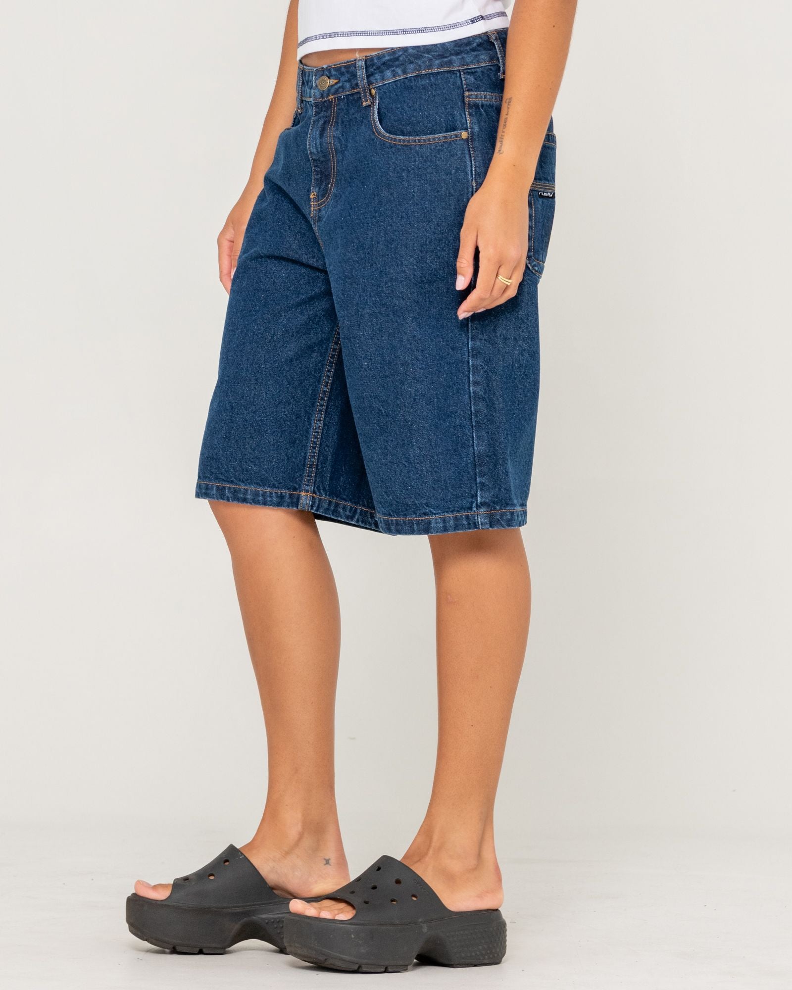 Rusty Bethany Baggy Low Rise Jort