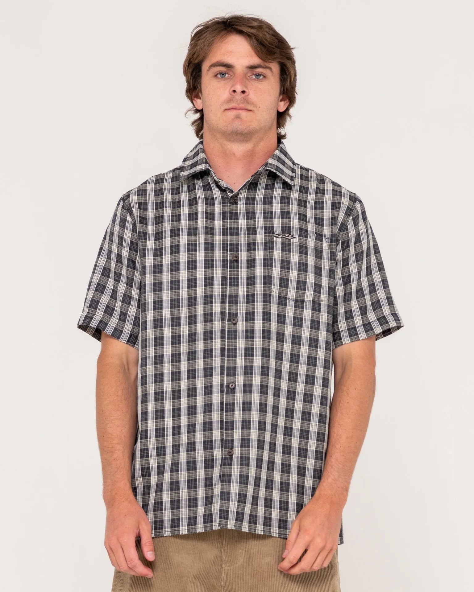 Rusty Datsun Check Short Sleeve Shirt