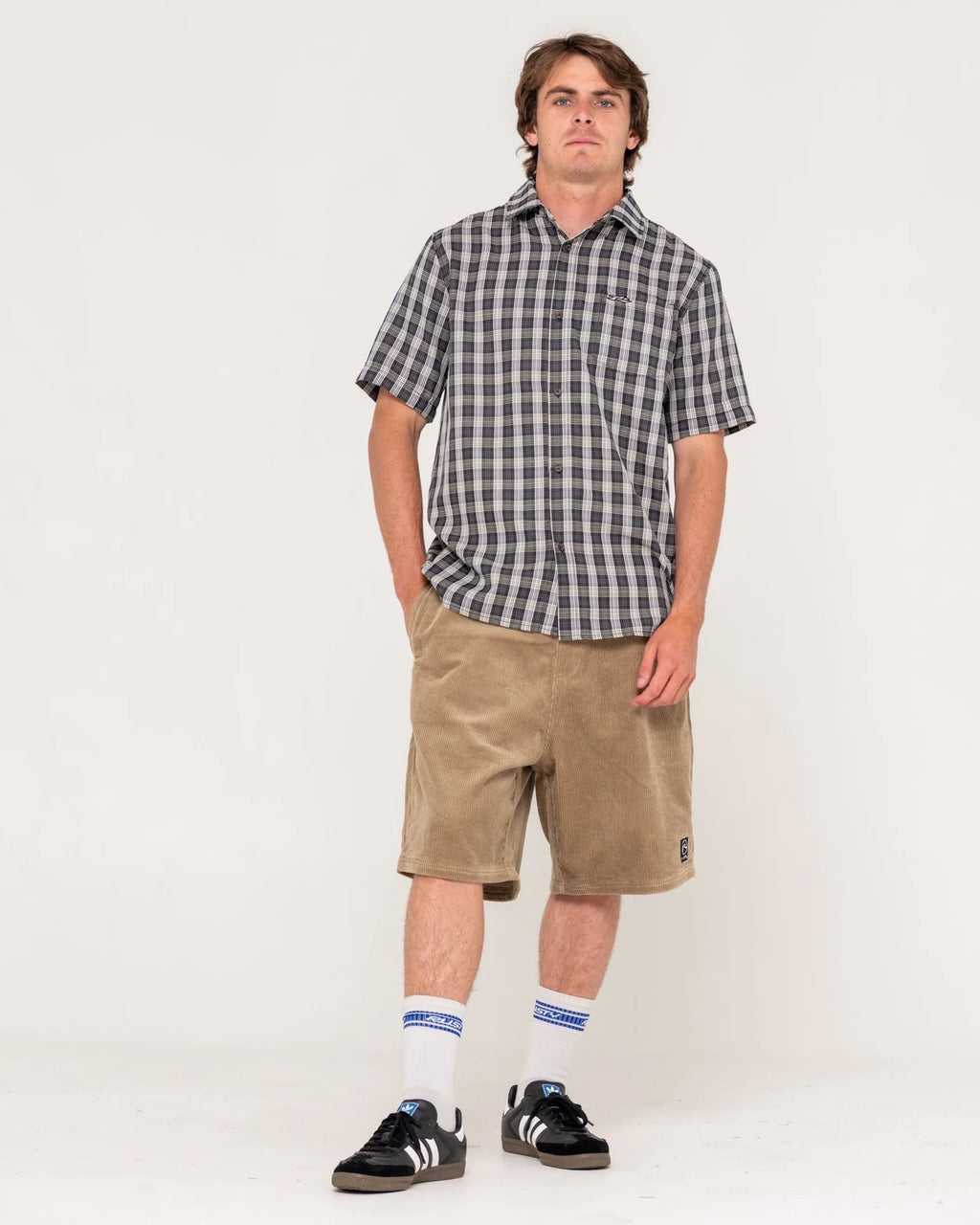 Rusty Datsun Check Short Sleeve Shirt