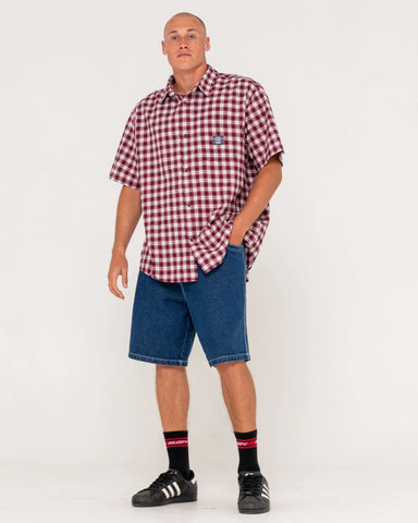 Rusty Worldwide Oversized Check Shirt