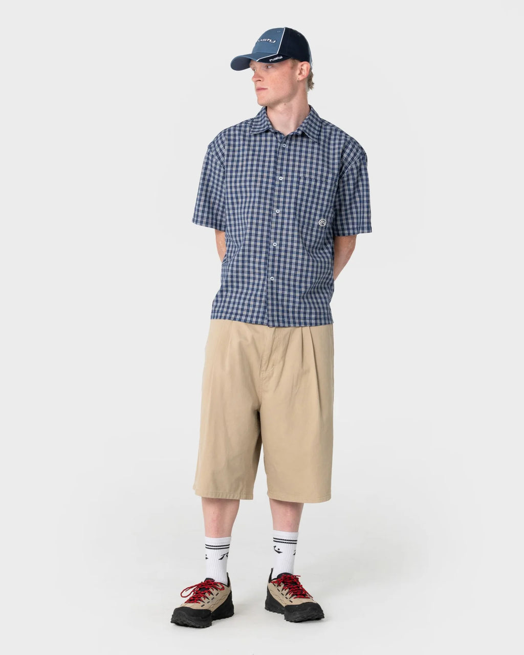 Rusty White Lines Dad Cap
