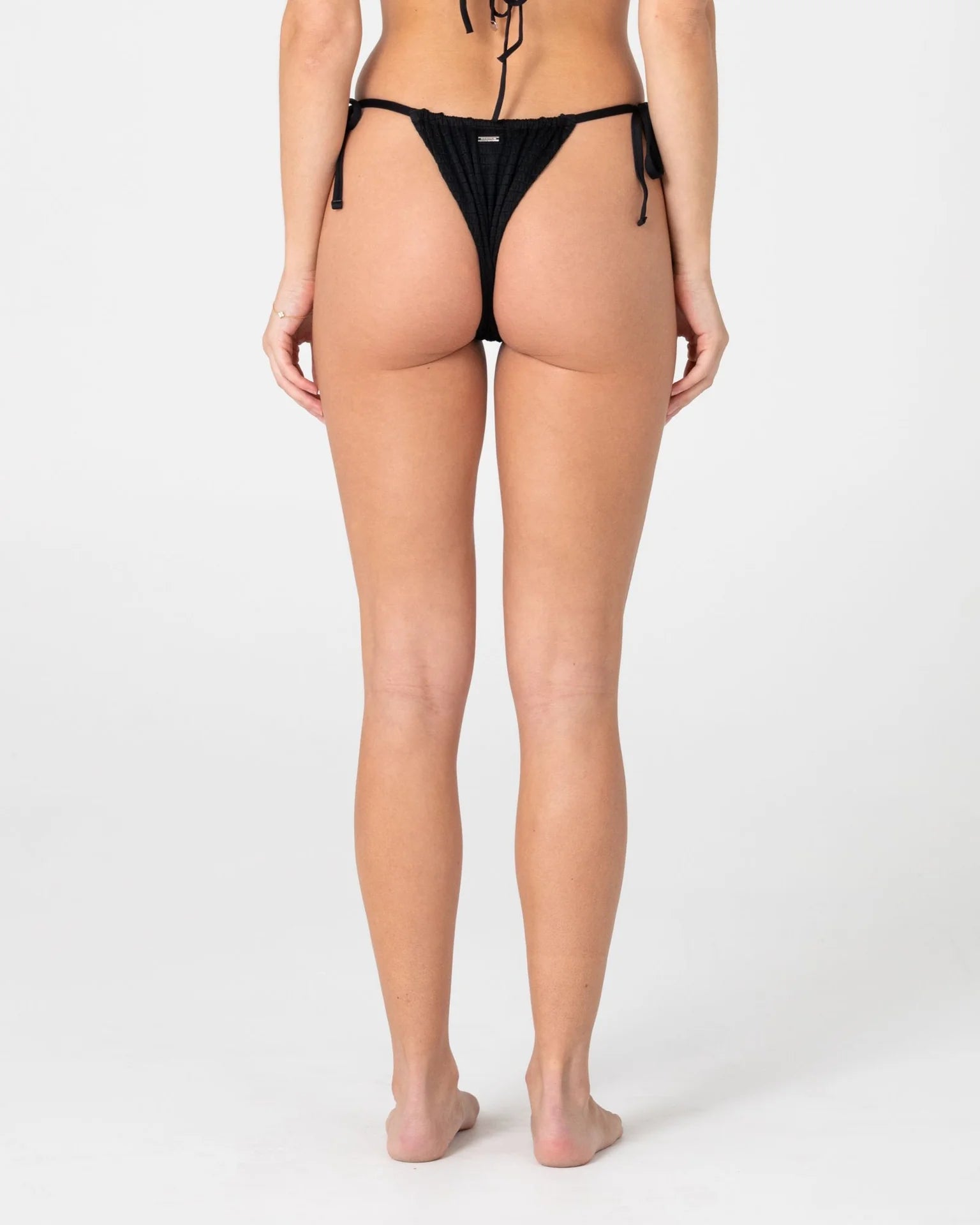 Rusty Cedar Side Tie Cheeky Bikini Bottom