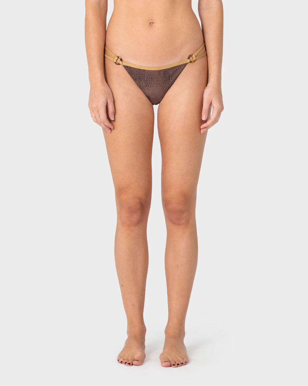 Rusty Viper Ring Midi Bikini Bottom