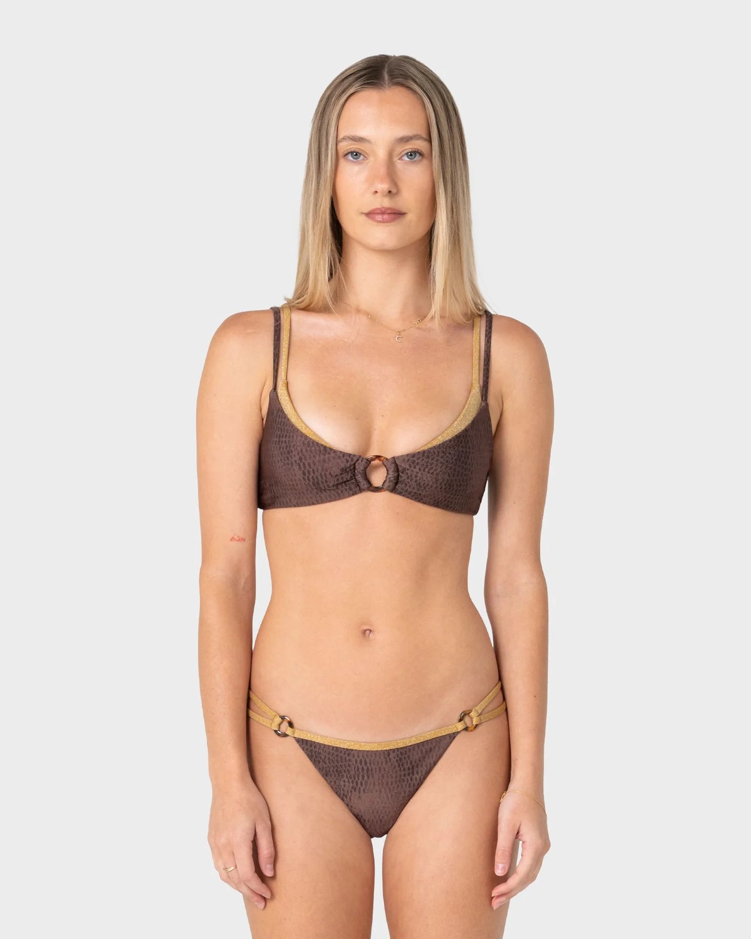 Rusty Viper Layered Bralette Bikini Top
