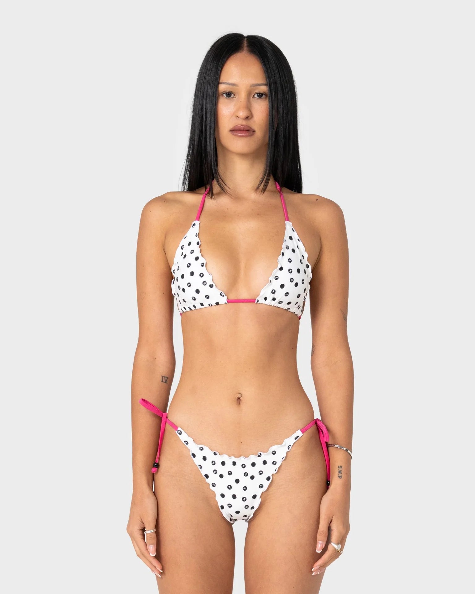 Rusty Miss Dot Tri Bikini Top