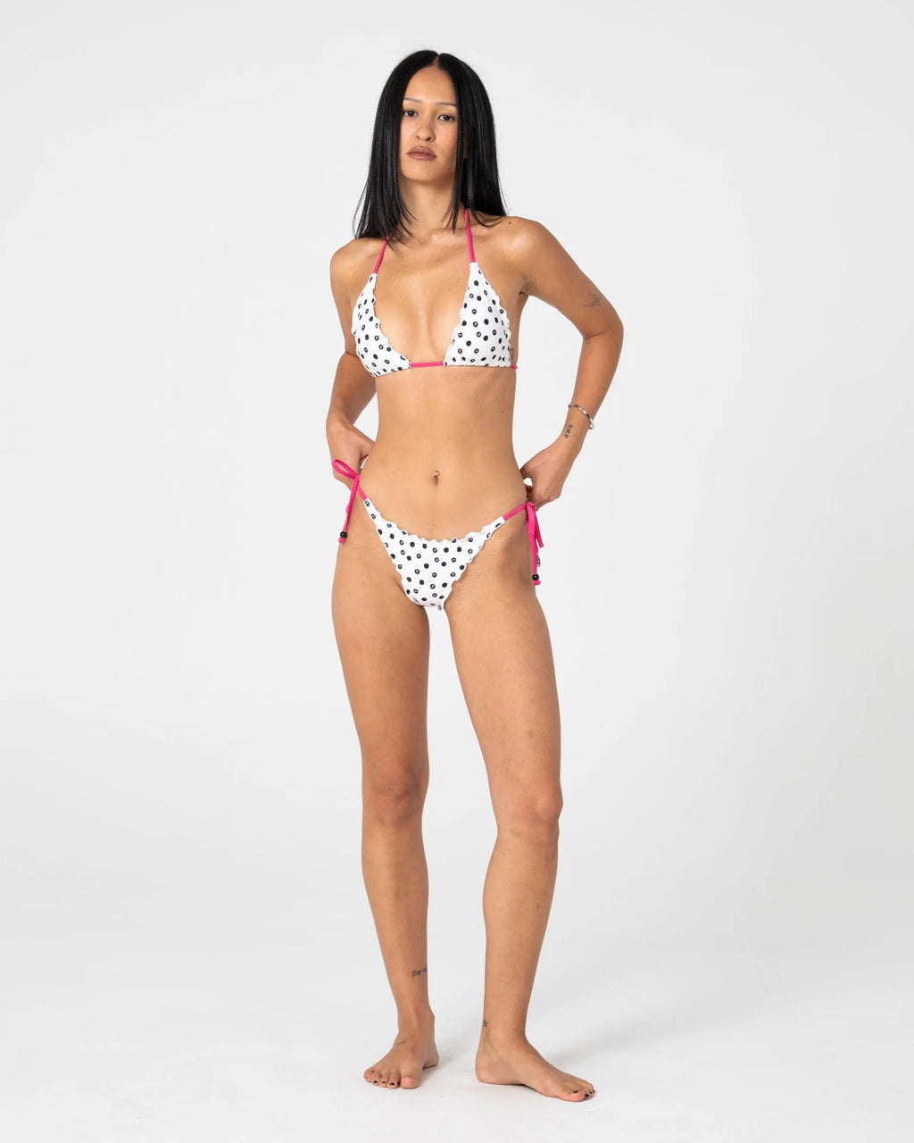 Rusty Miss Dot Tri Bikini Top