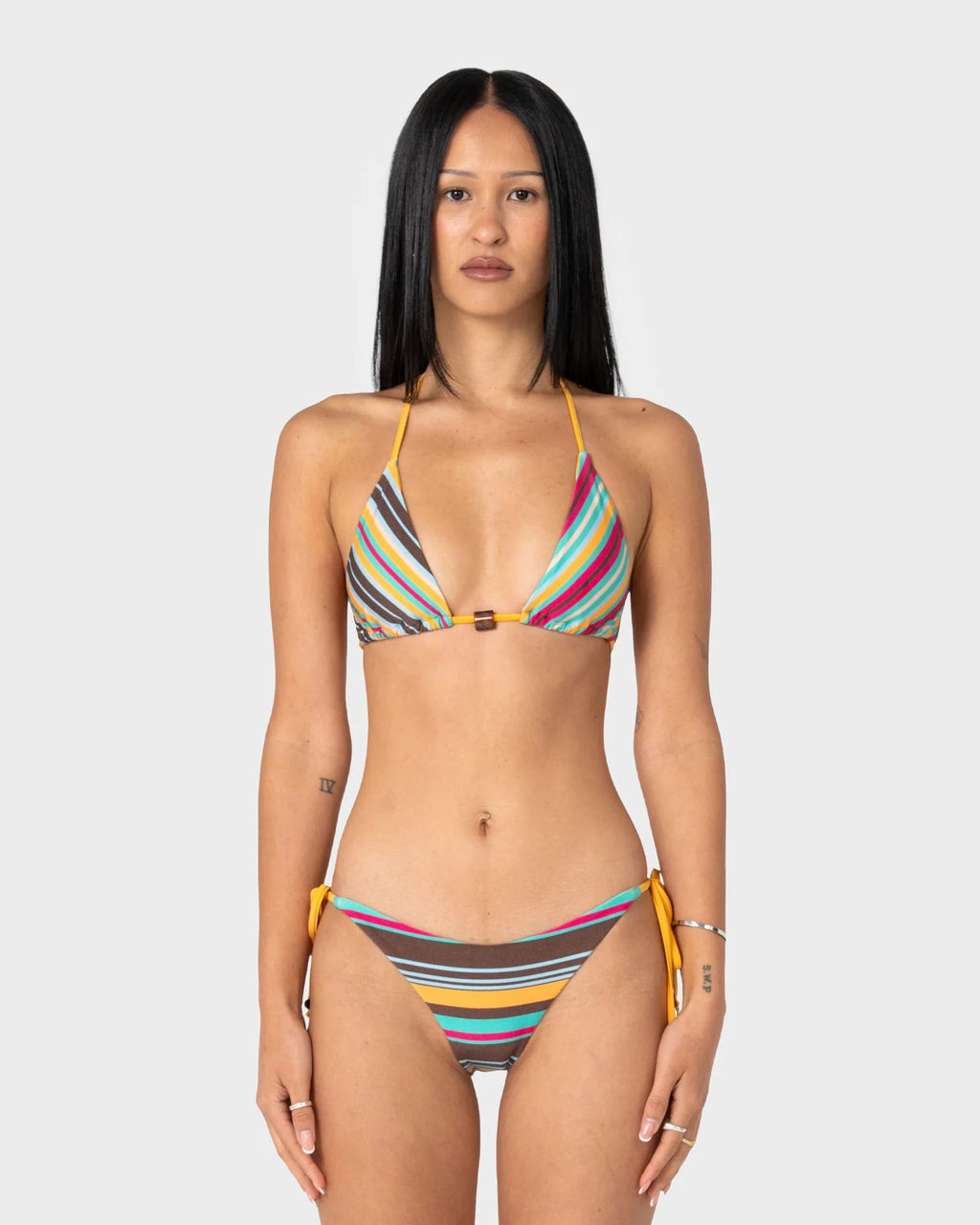 Rusty Barbara Stripeson Multiway Bikini Top