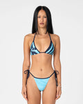 Rusty Stardom Graphic Tri Bikini Top