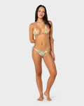 Rusty Check Moi Side Tie Midi Bikini Bottom