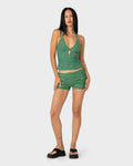 Rusty Emma Cut Out Halter Neck Top