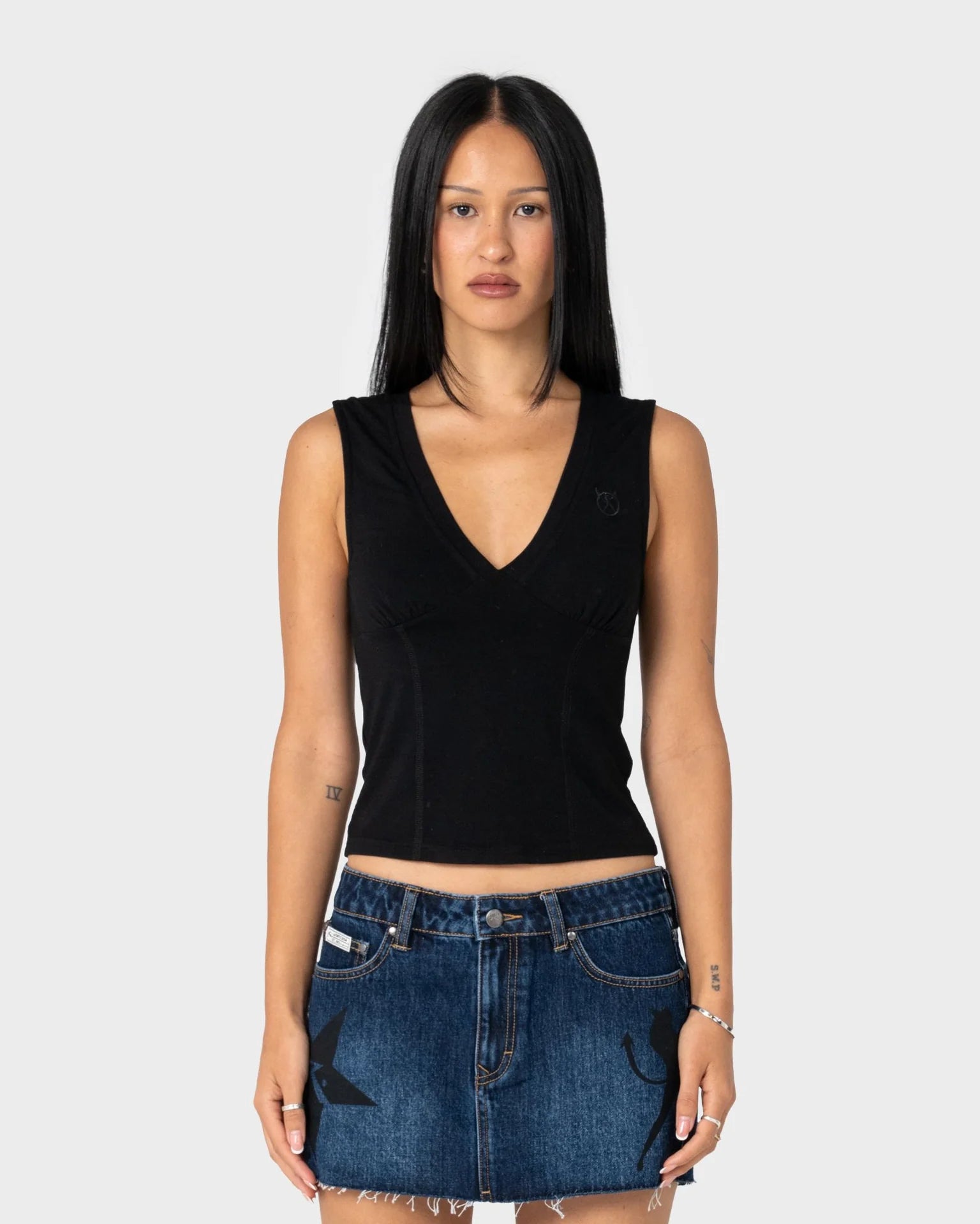 Rusty Vixen Vee Neck Tank Top