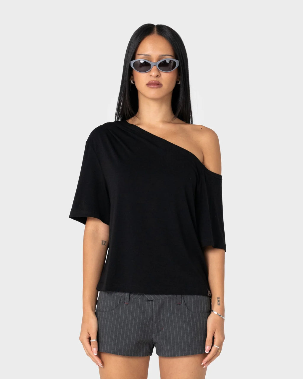 Rusty Sally Slouch Off Shoulder Tee