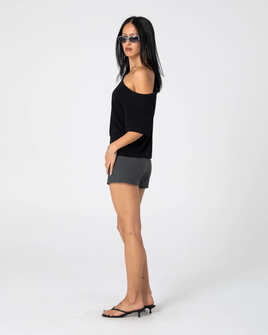 Rusty Sally Slouch Off Shoulder Tee