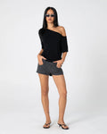 Rusty Sally Slouch Off Shoulder Tee