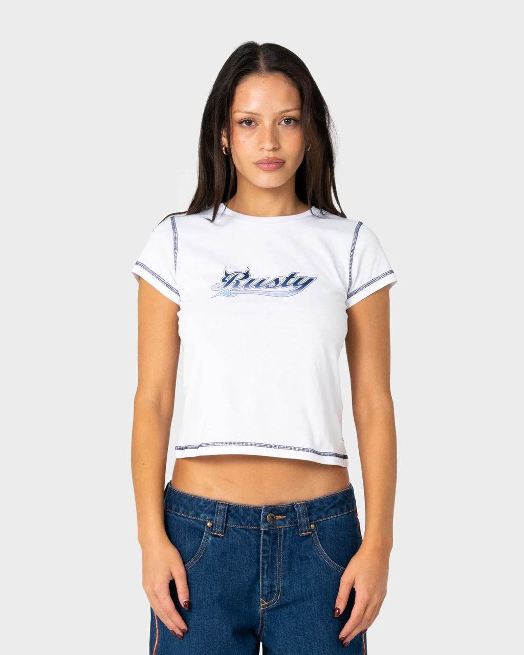 Rusty Horny Devil Baby Tee