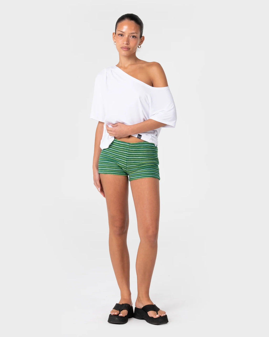 Rusty Emma Striped Booty Short