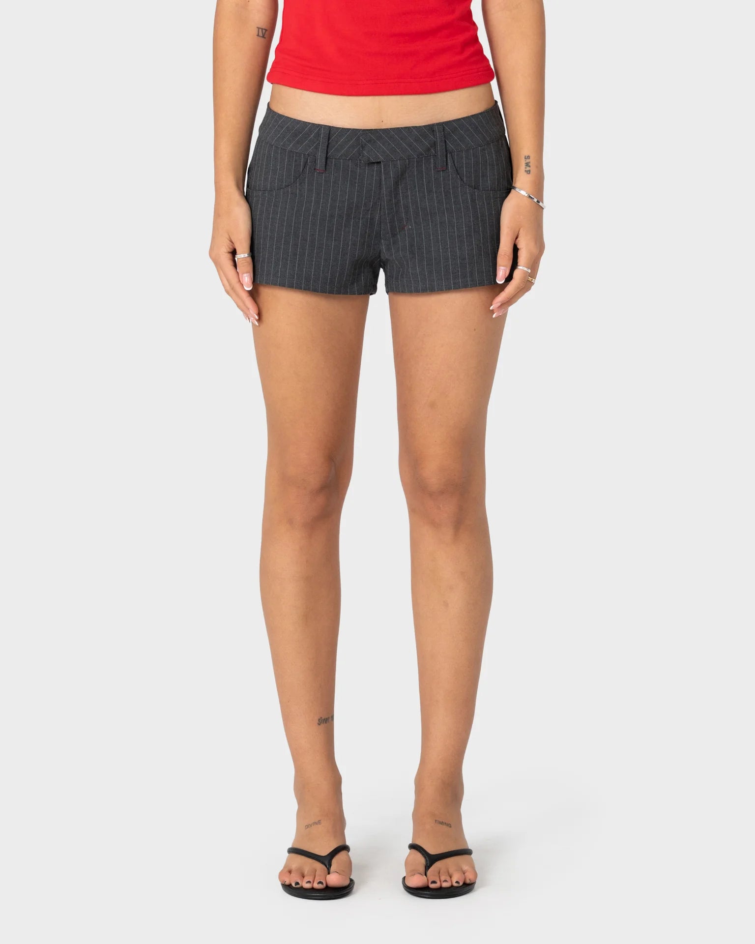 Rusty Finance Mummy Low Rise Suit Short