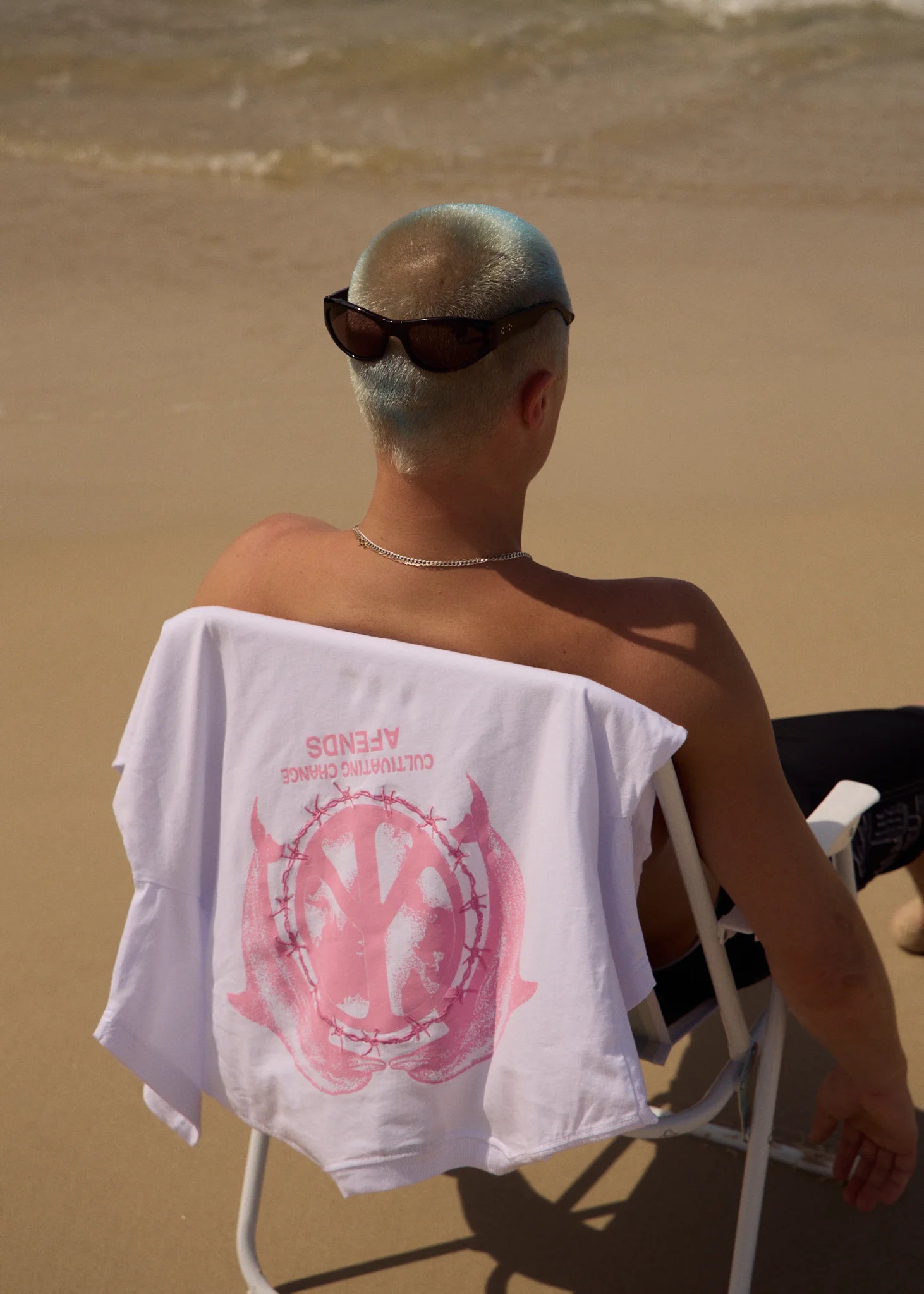 Afends Dolfends Recycled Boxy Fit Tee - White