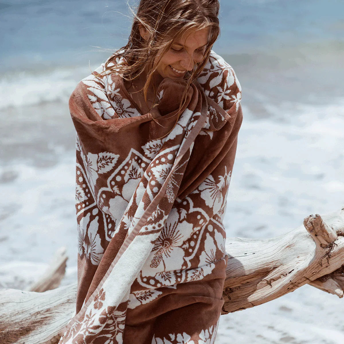 Slowtide Sandy's Oversized Premium Woven Towel