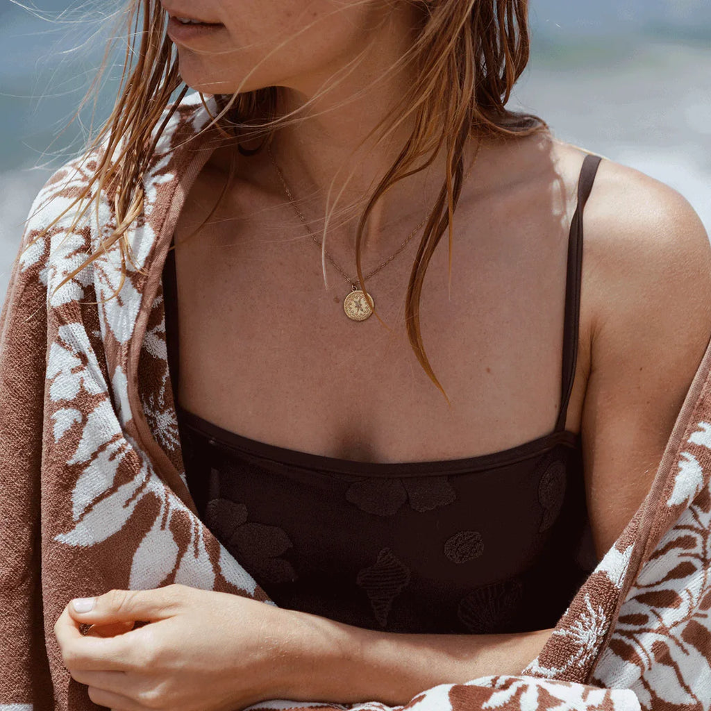 Slowtide Sandy's Oversized Premium Woven Towel